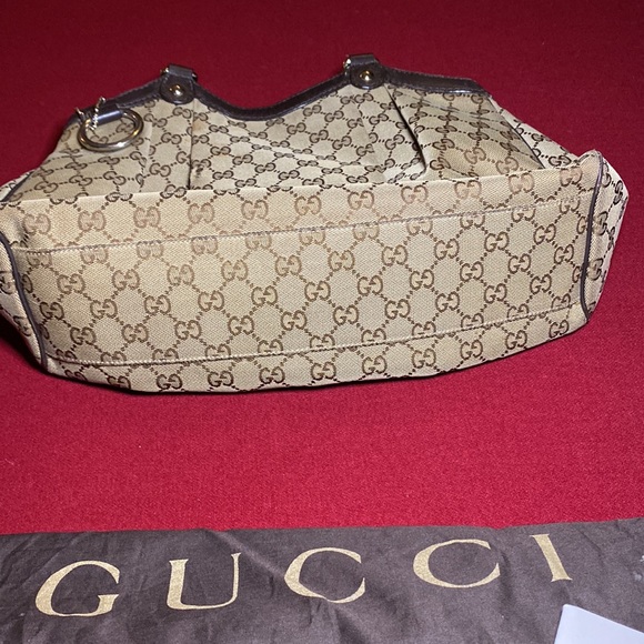 GUCCI SUKEY TOTE. ORIGINAL CLASSIC GG CANVAS *LIKE NEW* - Picture 8 of 8